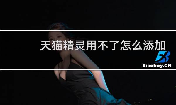 天猫精灵用不了怎么添加