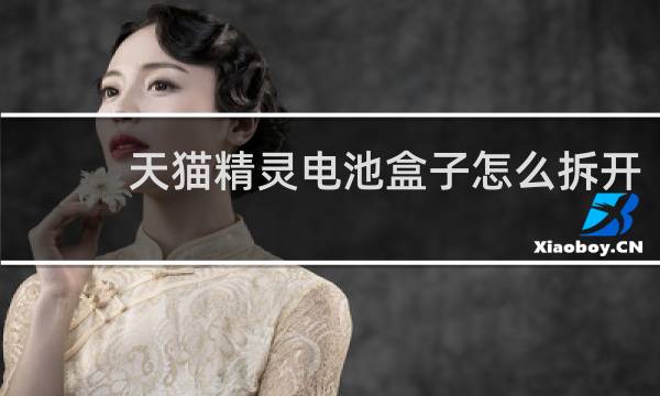天猫精灵电池盒子怎么拆开
