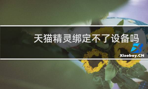 天猫精灵绑定不了设备吗