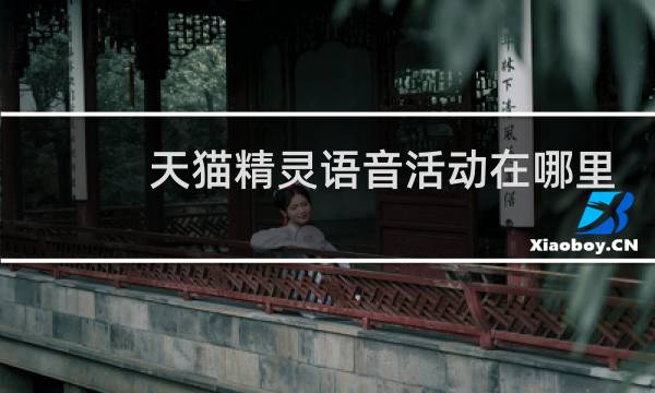 天猫精灵语音活动在哪里