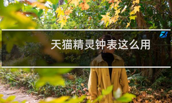 天猫精灵钟表这么用
