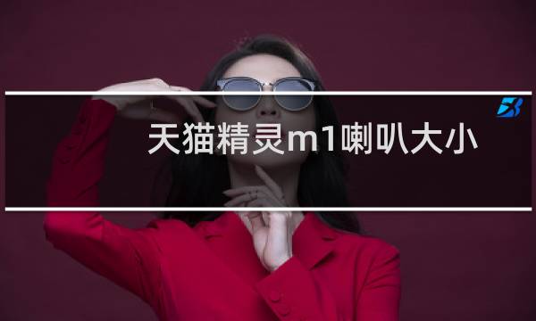 天猫精灵m1喇叭大小