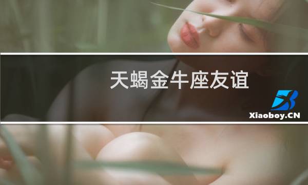 天蝎金牛座友谊