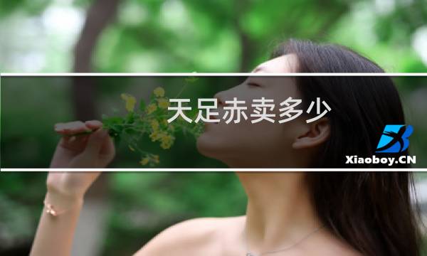 天足赤卖多少