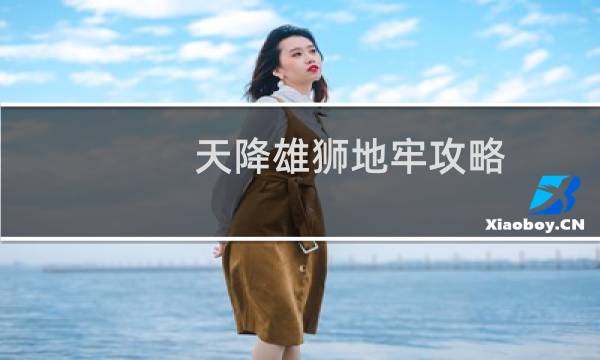 天降雄狮地牢攻略