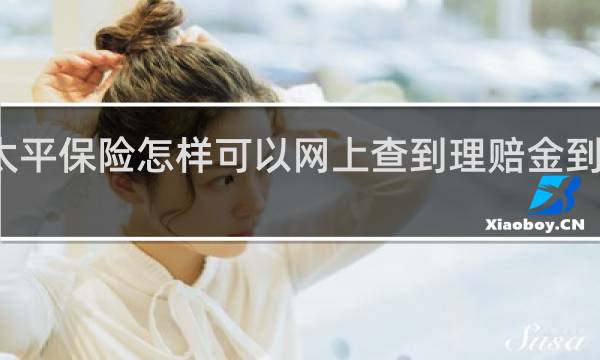 太平保险怎样可以网上查到理赔金到账时间