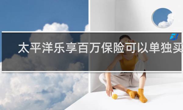 太平洋乐享百万保险可以单独买吗