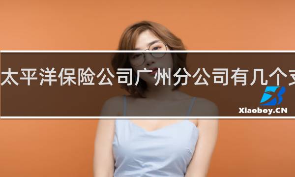 太平洋保险公司广州分公司有几个支公司