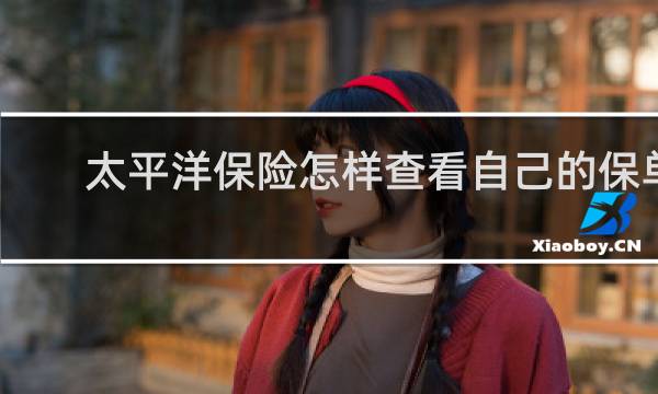 太平洋保险怎样查看自己的保单