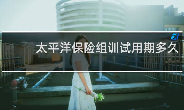 太平洋保险组训试用期多久