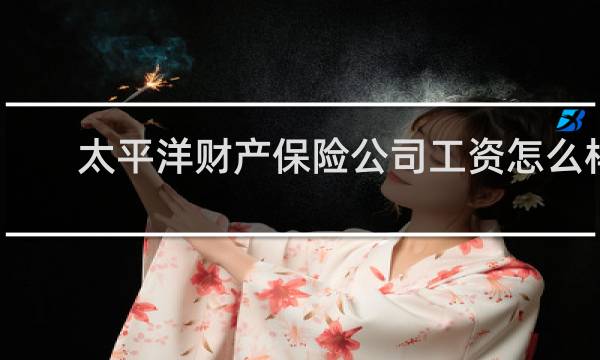 太平洋财产保险公司工资怎么样