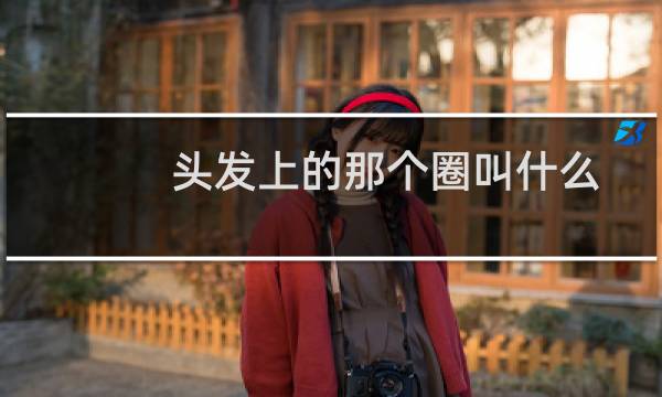 头发上的那个圈叫什么