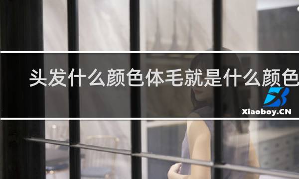 头发什么颜色体毛就是什么颜色吗