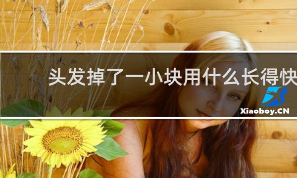 头发掉了一小块用什么长得快