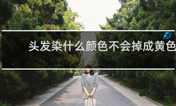 头发染什么颜色不会掉成黄色