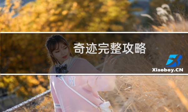 奇迹完整攻略