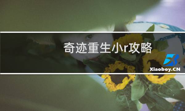 奇迹重生小r攻略