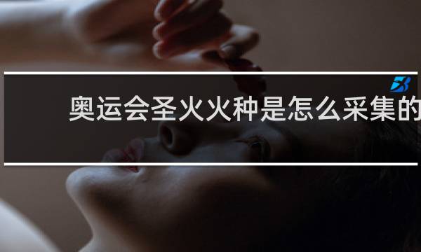 奥运会圣火火种是怎么采集的