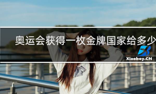奥运会获得一枚金牌国家给多少钱