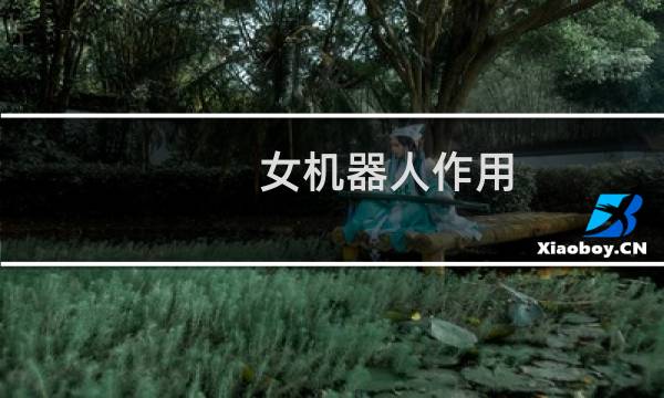 女机器人作用
