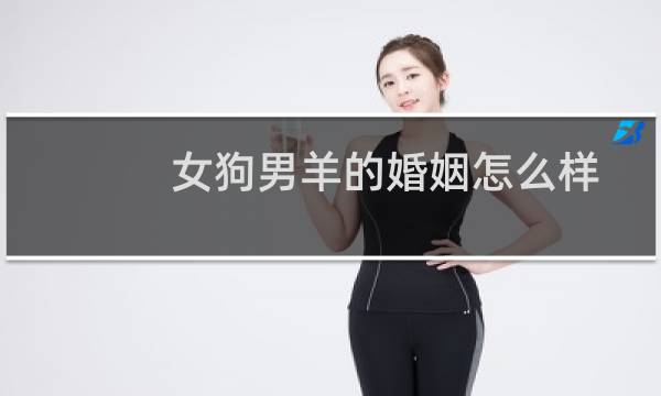 女狗男羊的婚姻怎么样