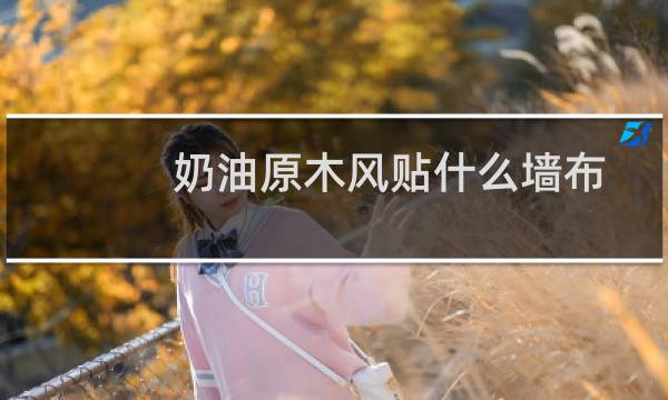 奶油原木风贴什么墙布
