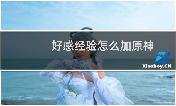 好感经验怎么加原神