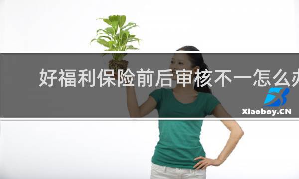 好福利保险前后审核不一怎么办