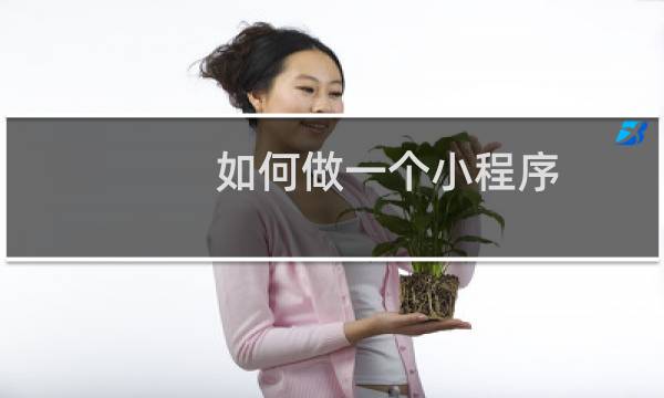 如何做一个小程序