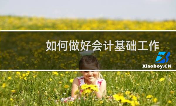 如何做好会计基础工作