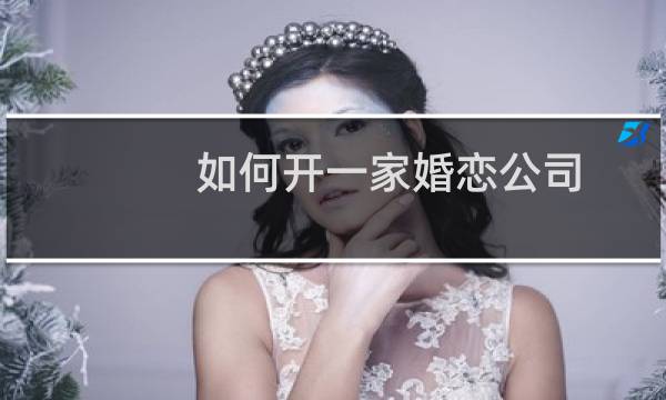 如何开一家婚恋公司