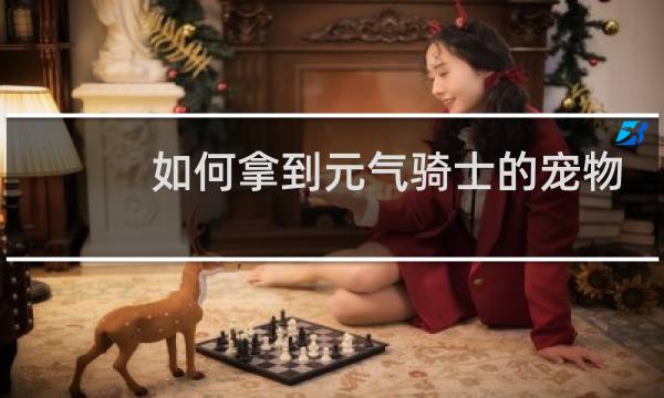 如何拿到元气骑士的宠物