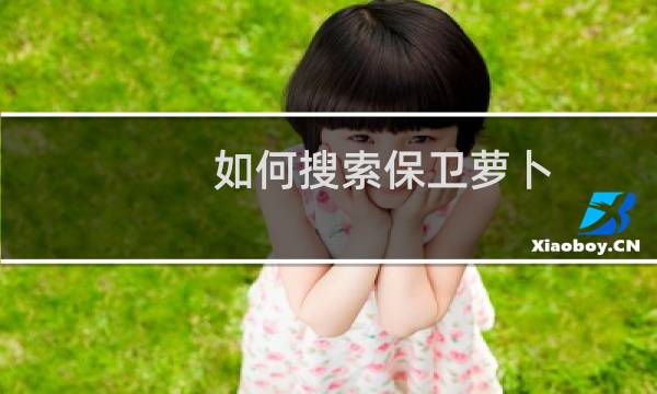 如何搜索保卫萝卜