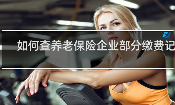 如何查养老保险企业部分缴费记录