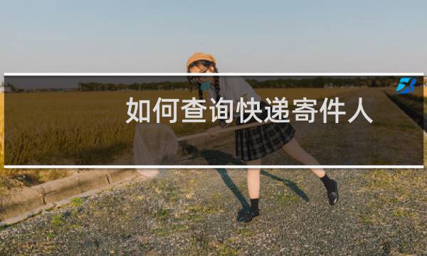 如何查询快递寄件人