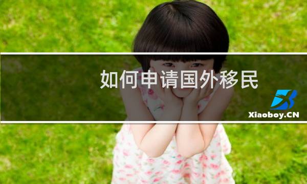 如何申请国外移民