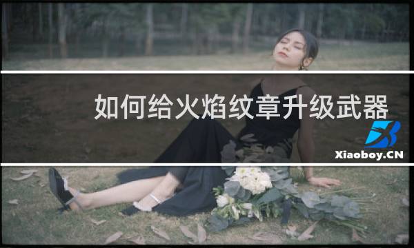 如何给火焰纹章升级武器