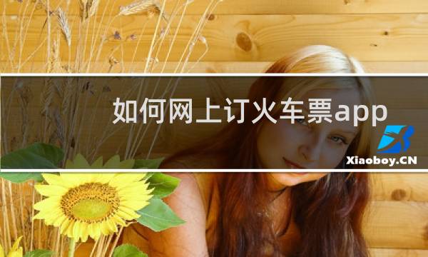 如何网上订火车票app