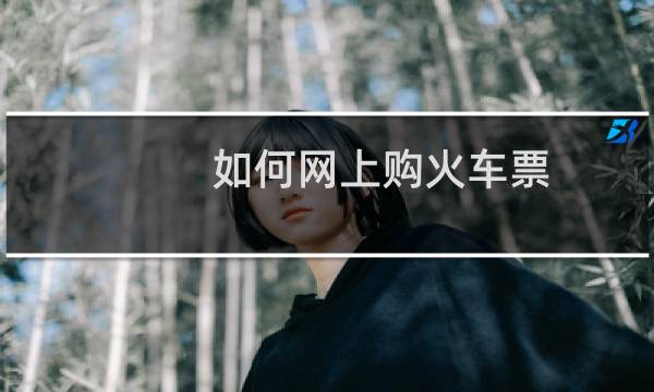 如何网上购火车票