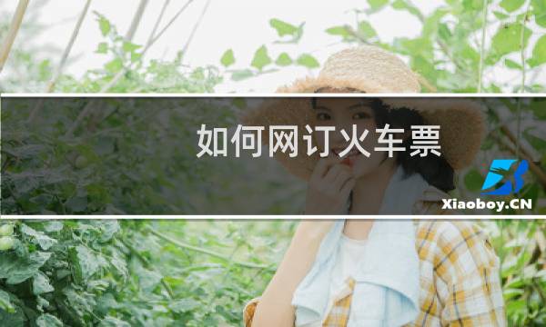 如何网订火车票