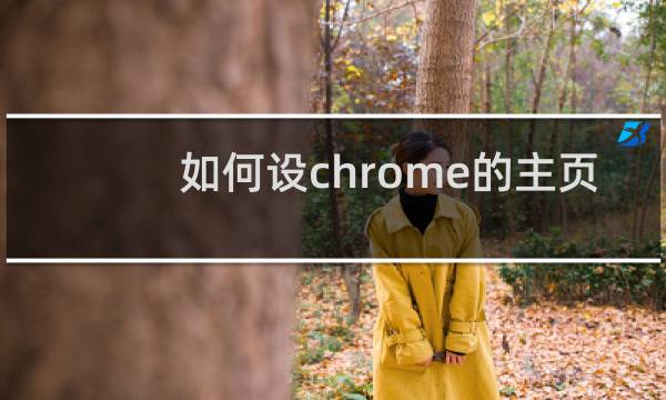如何设chrome的主页