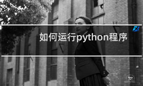 如何运行python程序