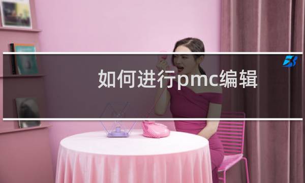 如何进行pmc编辑