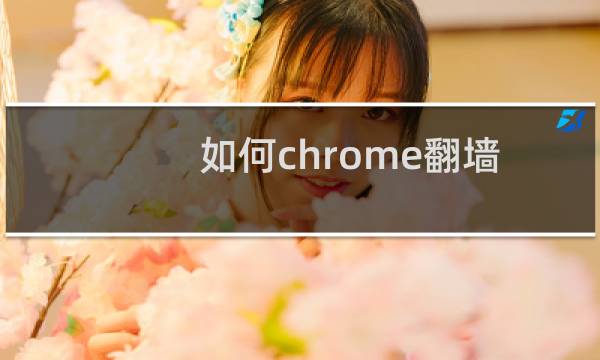 如何chrome翻墙
