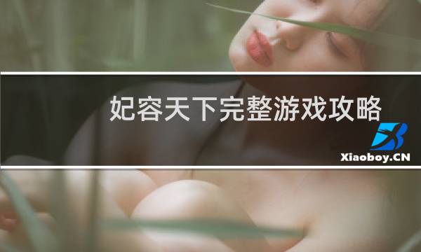 妃容天下完整游戏攻略