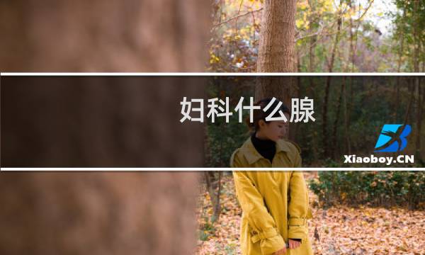 妇科什么腺