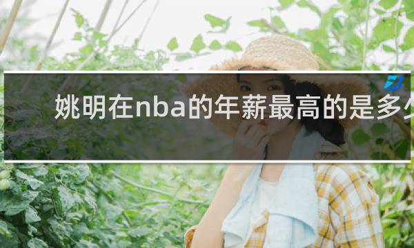 姚明在nba的年薪最高的是多少