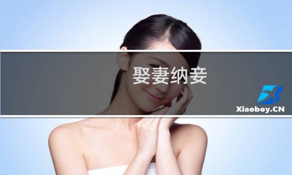 娶妻纳妾 全攻略