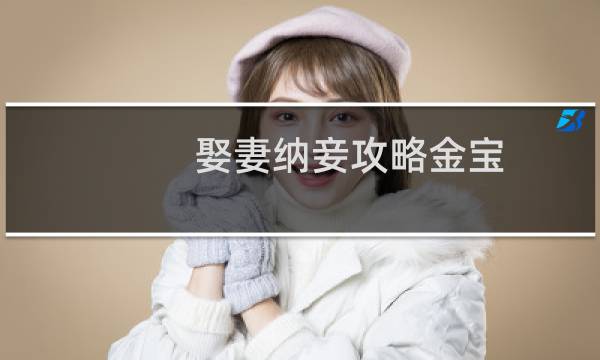 娶妻纳妾攻略金宝