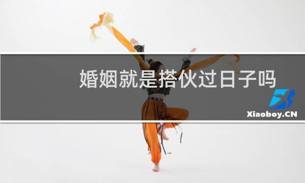 婚姻就是搭伙过日子吗